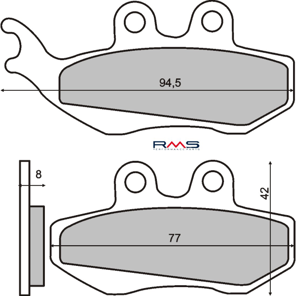 PASTIGLIE FRENO ORGANICHE APRILIA/BENELLI/GILERA/YAMAHA/PIAGGIO/PEUGEOT/MALAGUTI