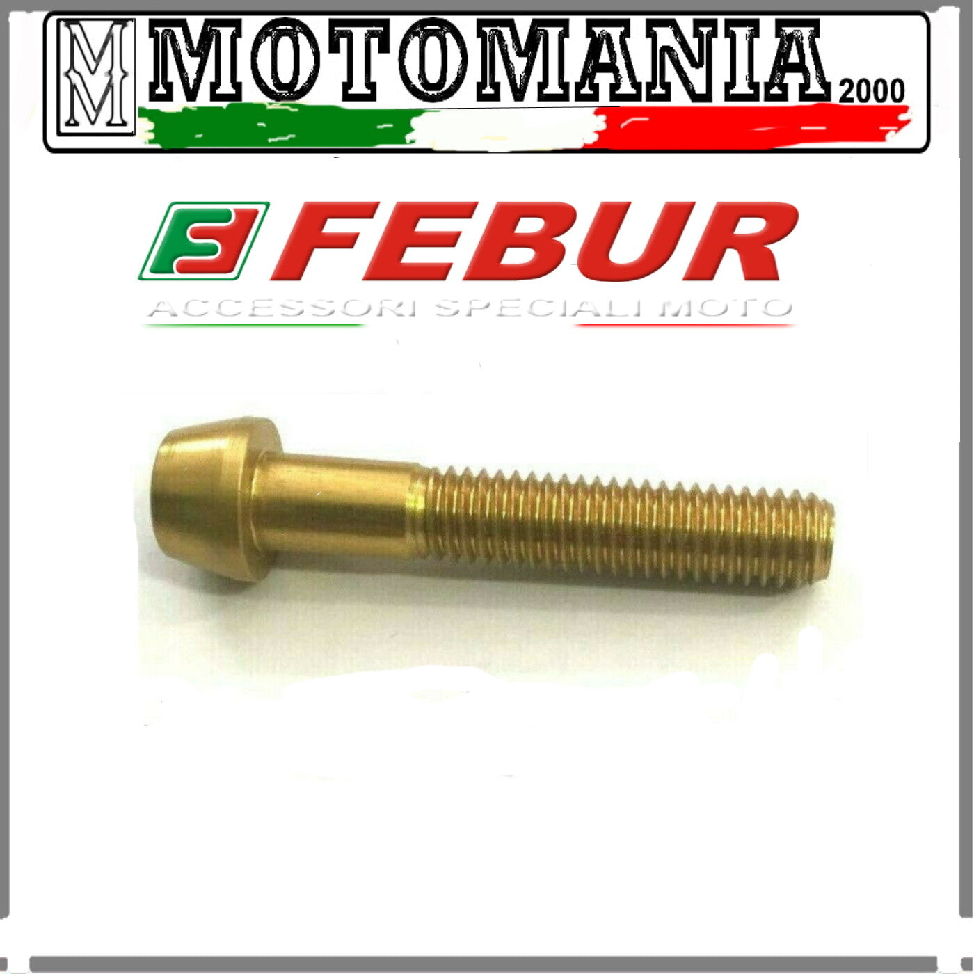 ERGAL GOLD MOTORCYCLE FAIRING COUNTERSUNK HEAD SCREW *