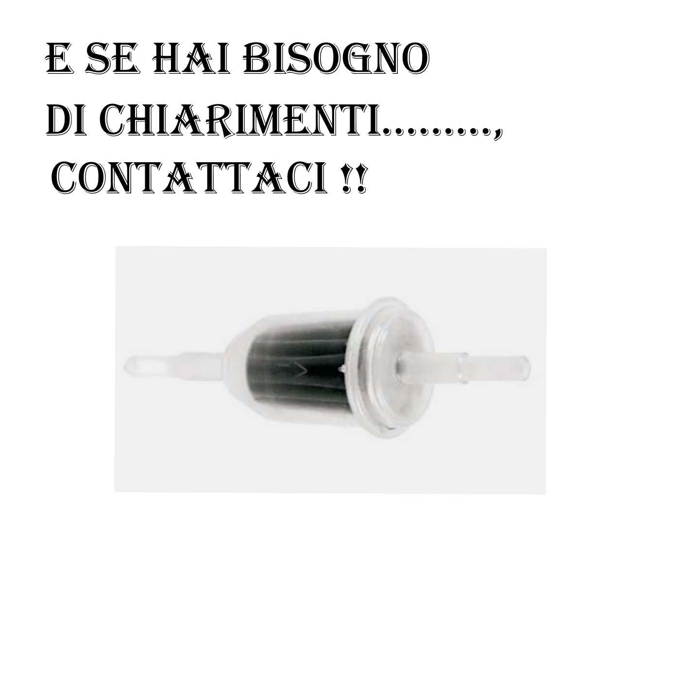 FILTRO BENZINA ELEMENTO IN CARTA 6/8 MM  PER PIAGGIO APE,VESPA, SCOOTER, MOTO *
