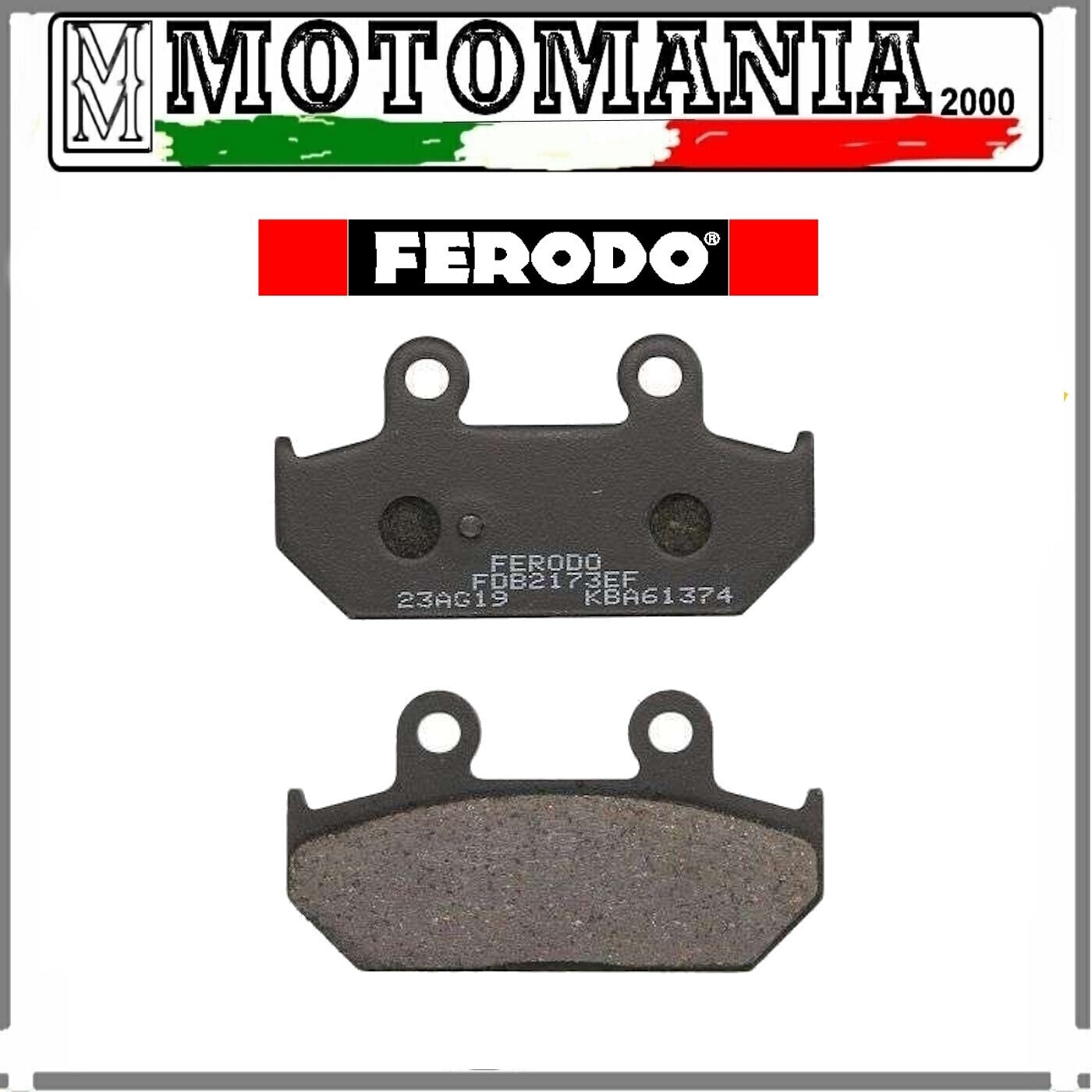 SUZUKI BURGMAN L1 650 2011/2011 PASTIGLIE FRENO FDB2173EF