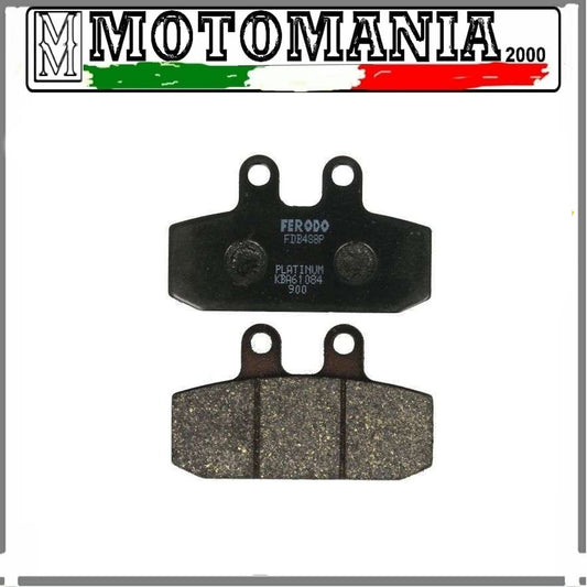 FDB438P PASTIGLIE FRENO POSTERIORE PLATINUM HONDA APRILIA GILERA YAMAHA