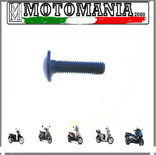 ERGAL BLUE MOTORCYCLE HEX HOLLOW CURVED HEAD SCREW *