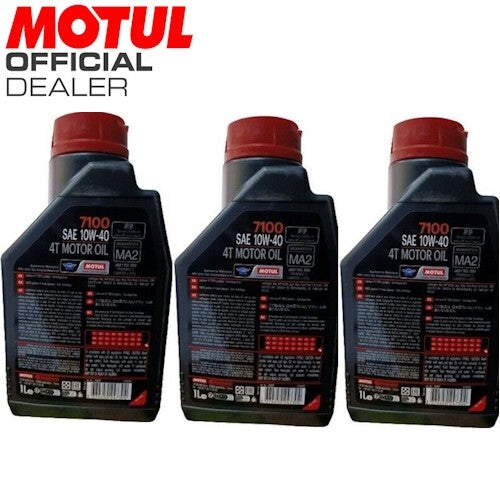104091  OLIO MOTORE MOTUL  7100 10W40 4T - 3L  *