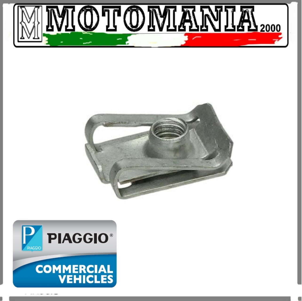 PIASTRINA ELASTICA CLIP CARENE FORO 6MM ORIGINALE PIAGGIO BEVERLY 300-350  *