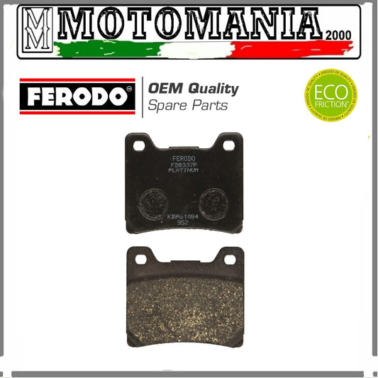 FDB337P PASTIGLIE FRENO ANTERIORE E POSTERIORE PLATINUM PER YAMAHA FJ 1100