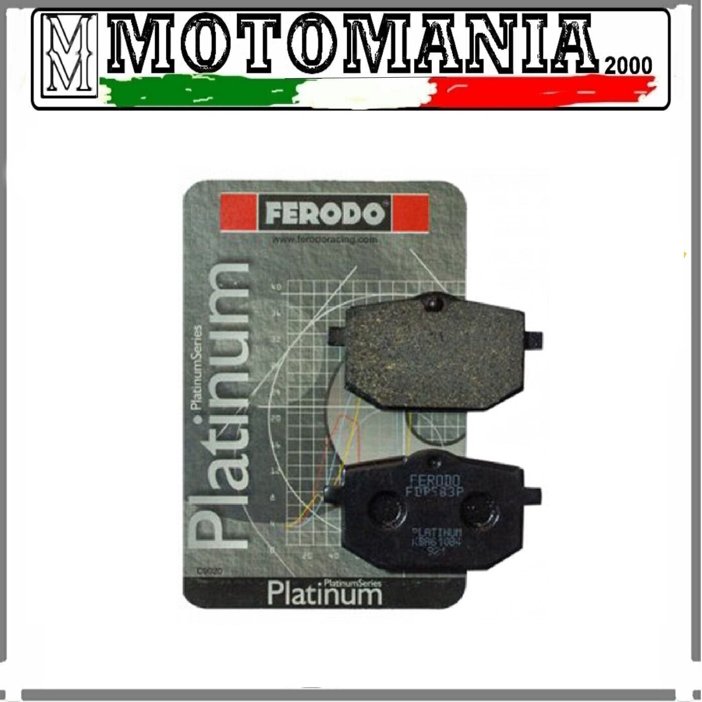 FDB583P  PASTIGLIE FRENO ANTERIORE PLATINUM YAMAHA MOTO GUZZI