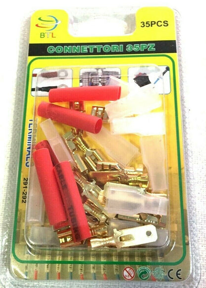 KIT 35 PEZZI SPINETTE MASCHIO E FEMMINA  CON COPERTURA USO UNIVERSALE  *