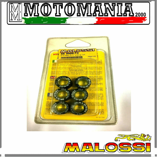 669999F0 KIT 6 ROLL VARIATOR 17X12.3 GR,6.5 MALOSSI