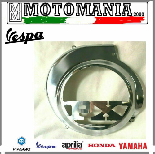 COPRIVENTOLA VESPA PX CROMATO CON LOGO SCRITTA PX TUTTI I MODELLI PIU' OMAGGIO - immagine 2