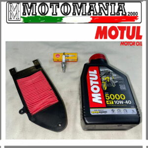 KIT TAGLIANDO KYMCO AGILITY 125 - 150 COMPRENDE OLIO MOTUL FILTRO ARIA CANDELA