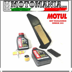 KIT TAGLIANDO YAMAHA X-MAX 300 - OLIO MOTUL FILTRO OLIO FILTRO ARIA E CANDELA
